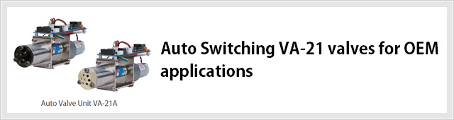 Auto Switching VA-21 valves for OEM applications