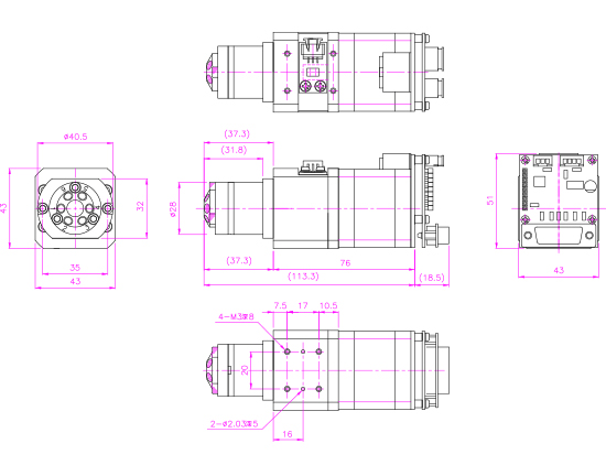 h5>Outer  Dimensions  (VF-02)