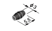 1/16 Double lock ferrule 