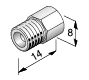 1/8Double lock fitting