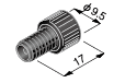 φ2 Flat seal fitting