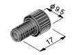 1/8Flat seal fitting